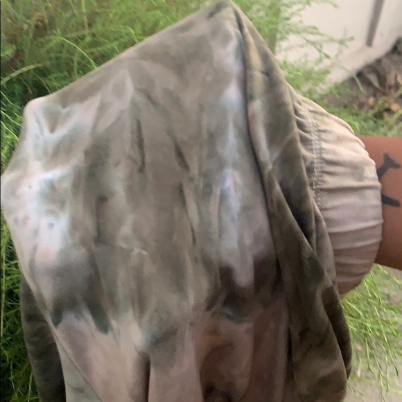 🆕 Tie dye tank top set 🔥(olive) - Picture 4 of 5